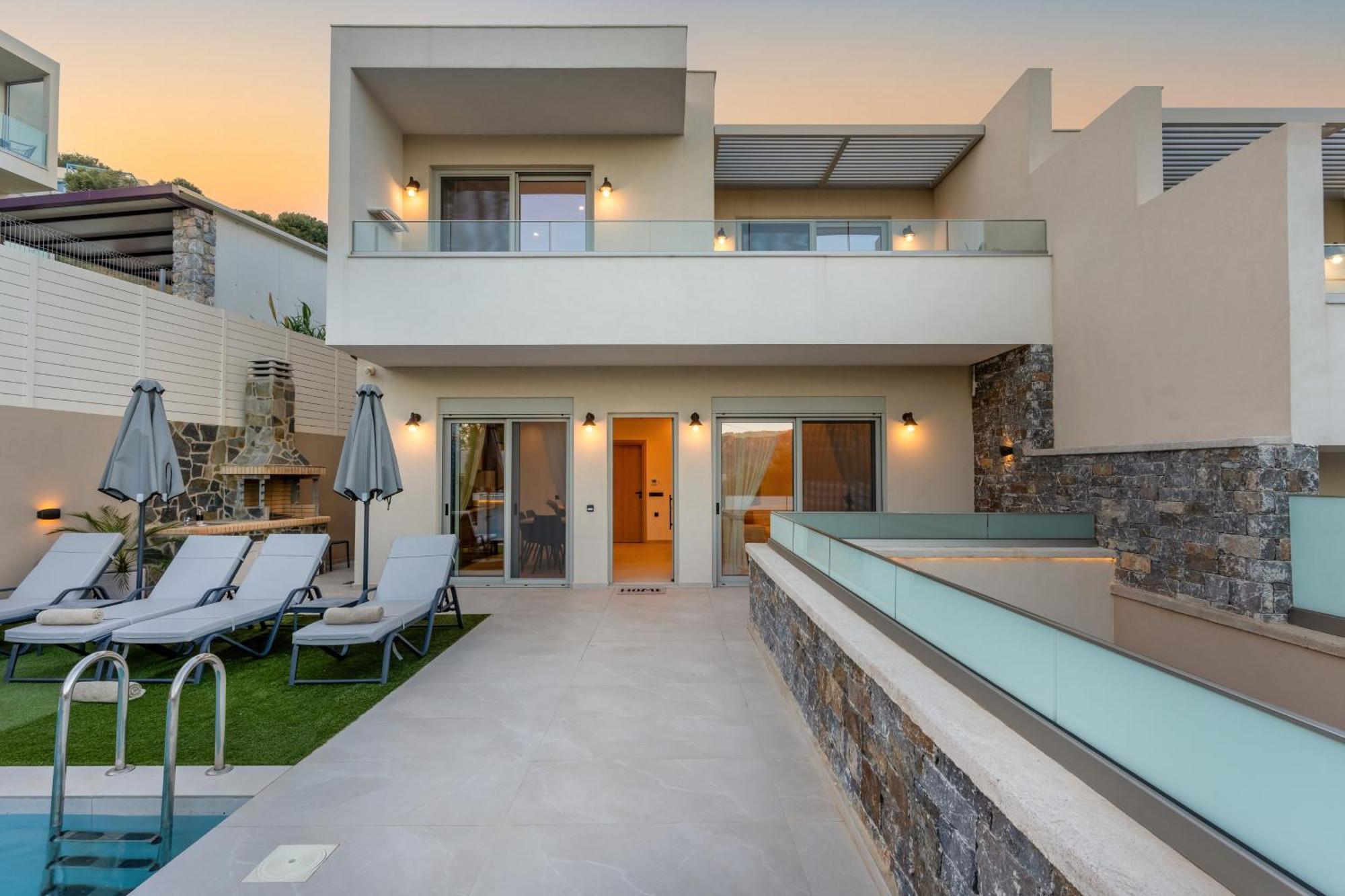 Nemesis Villas Plakias Bagian luar foto