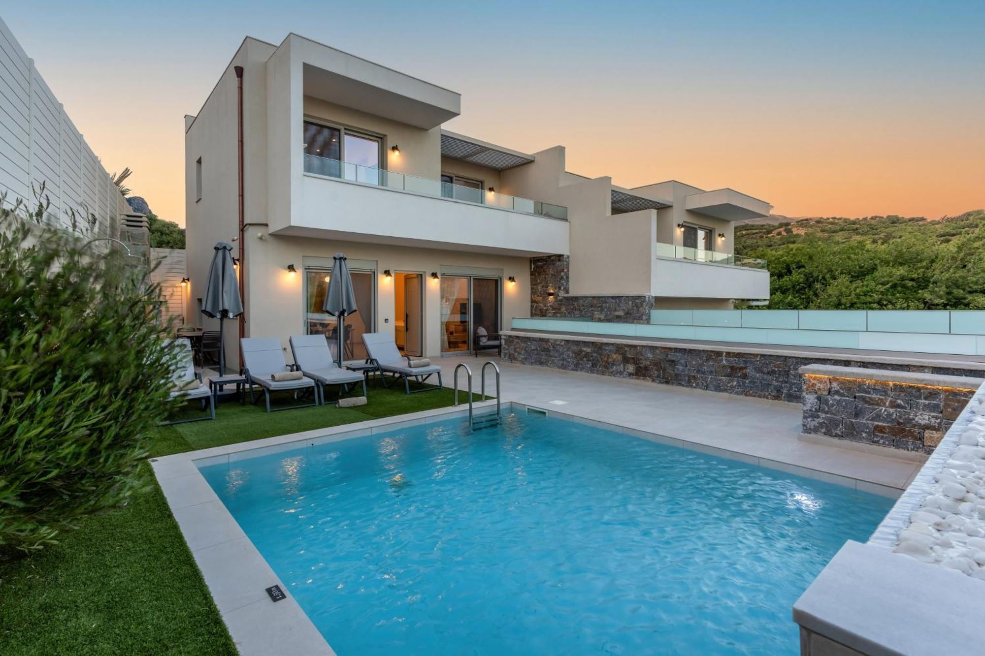 Nemesis Villas Plakias Bagian luar foto