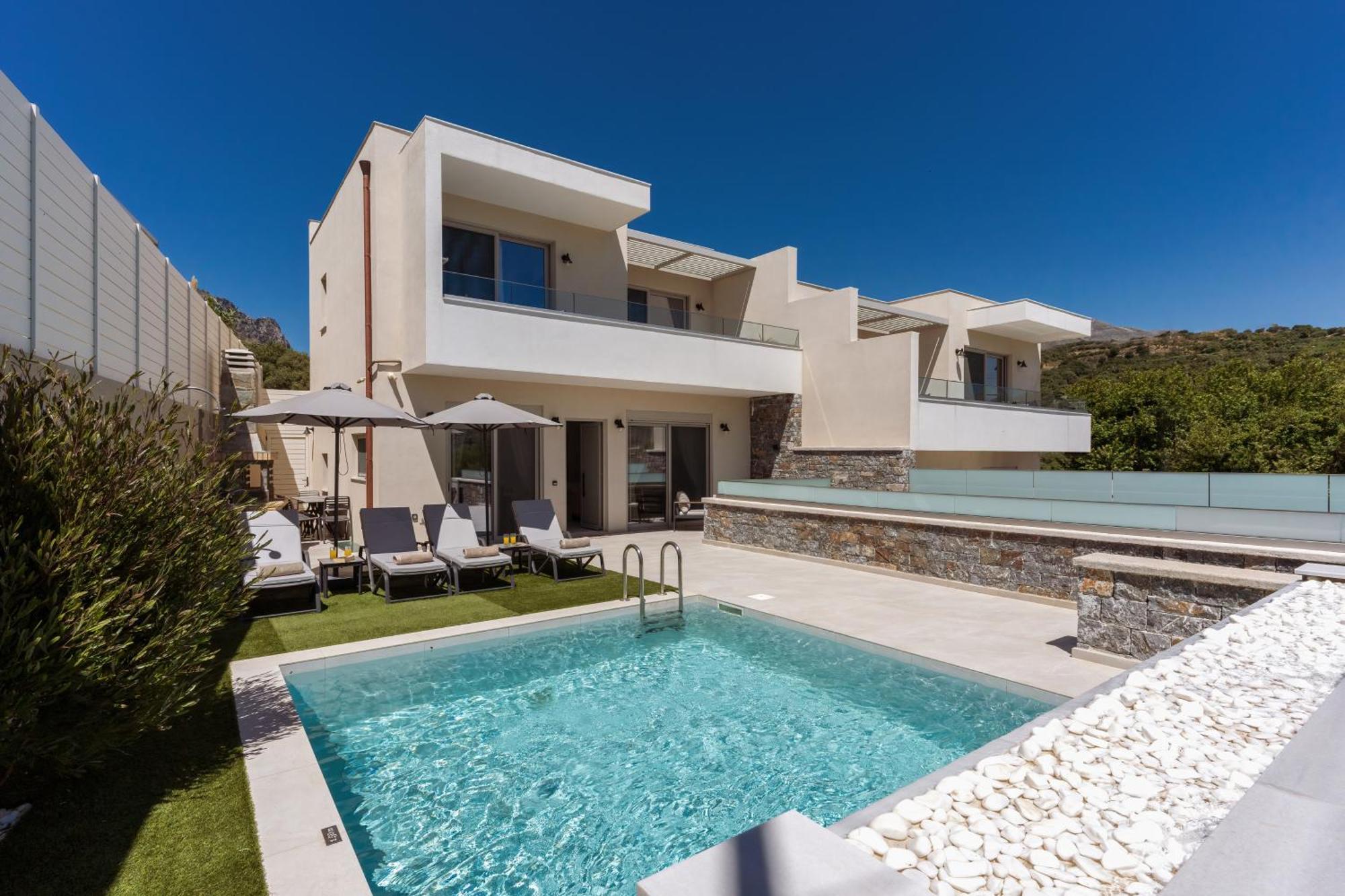 Nemesis Villas Plakias Bagian luar foto