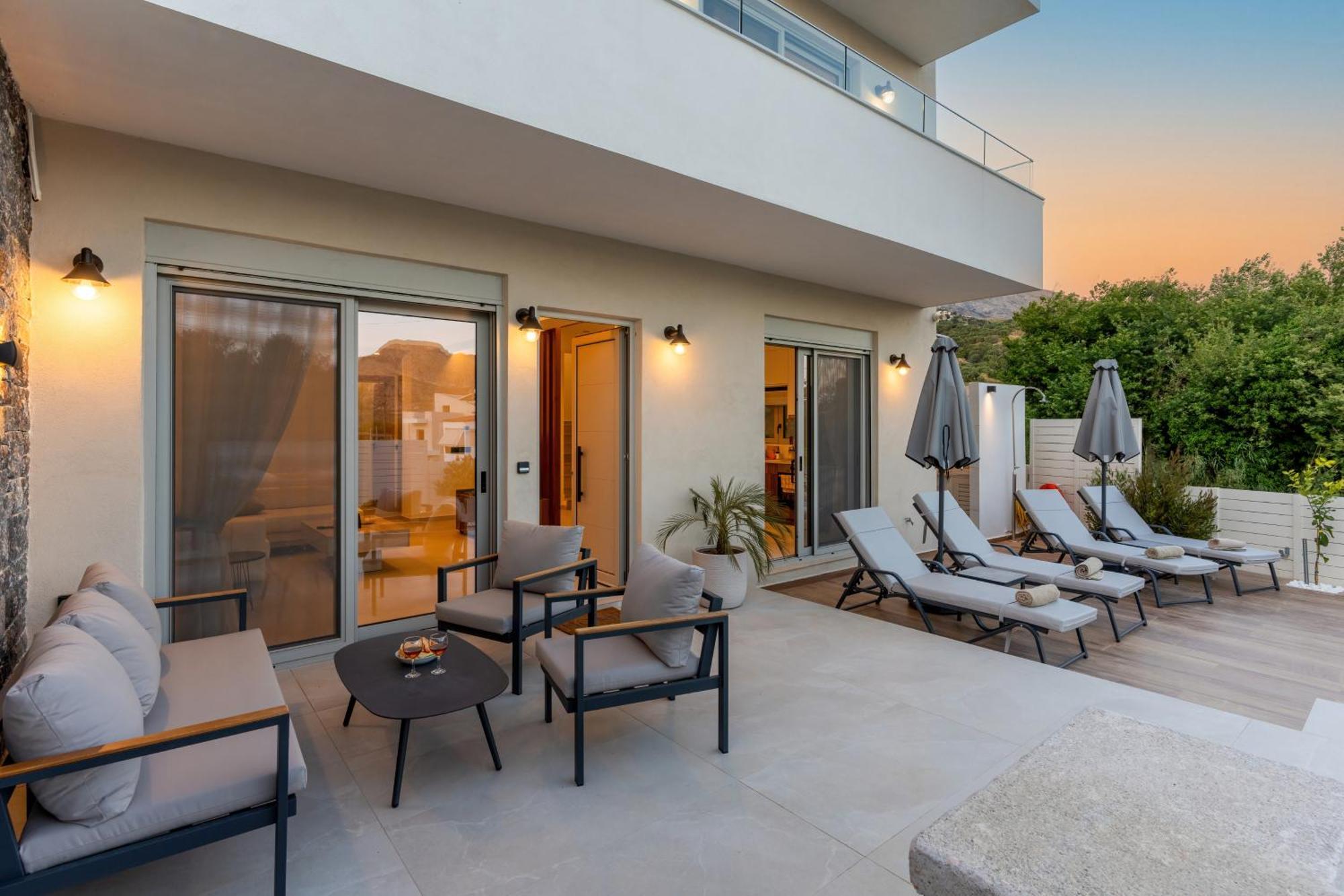 Nemesis Villas Plakias Bagian luar foto