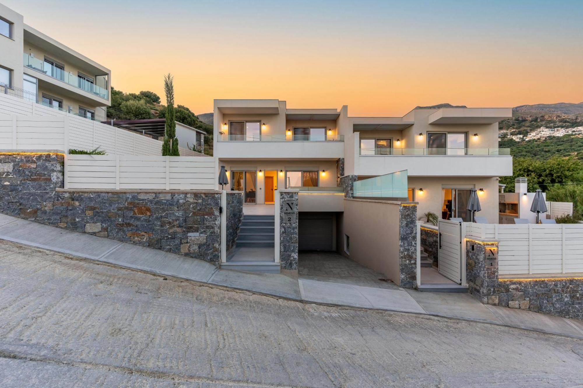 Nemesis Villas Plakias Bagian luar foto