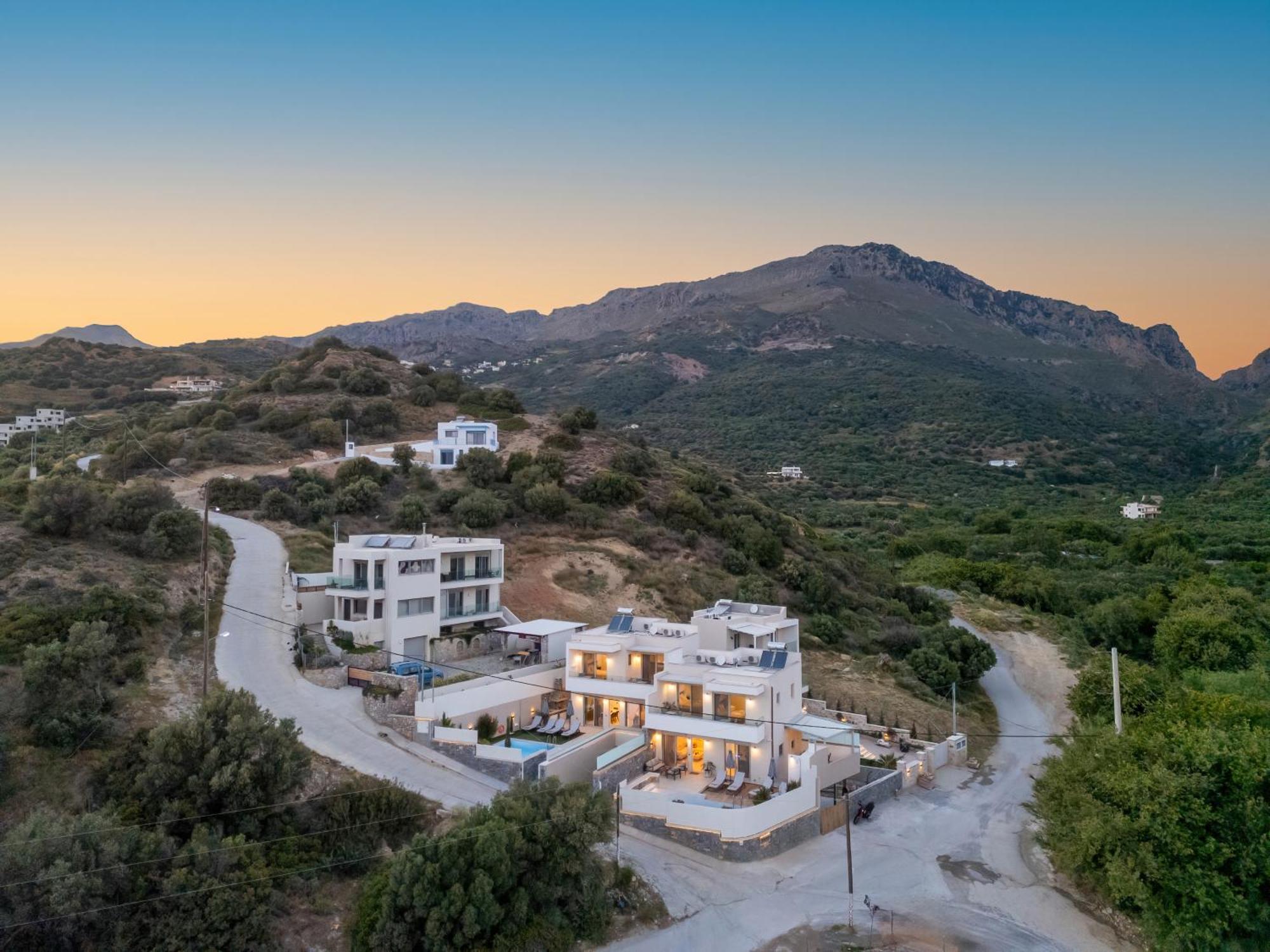 Nemesis Villas Plakias Bagian luar foto